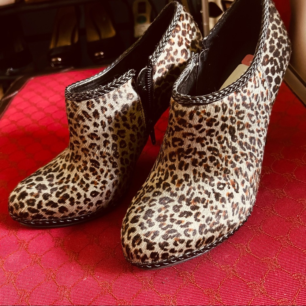 Gray Leopard Booties - Picture 9 of 15